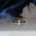 14k Yellow Gold Engagement Ring .23ct Sz 6 m8724a