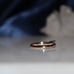 14k Yellow Gold Engagement Ring .23ct Sz 6 m8724a