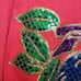 Vintage Shirt Sequin Monkey Gold Metallic Trim One Size Fits Most Poly Cotton