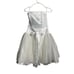 Gunne Sax White 80s Prom Dress Satin 5 / 6 Strapless Retro Jessica McClintock