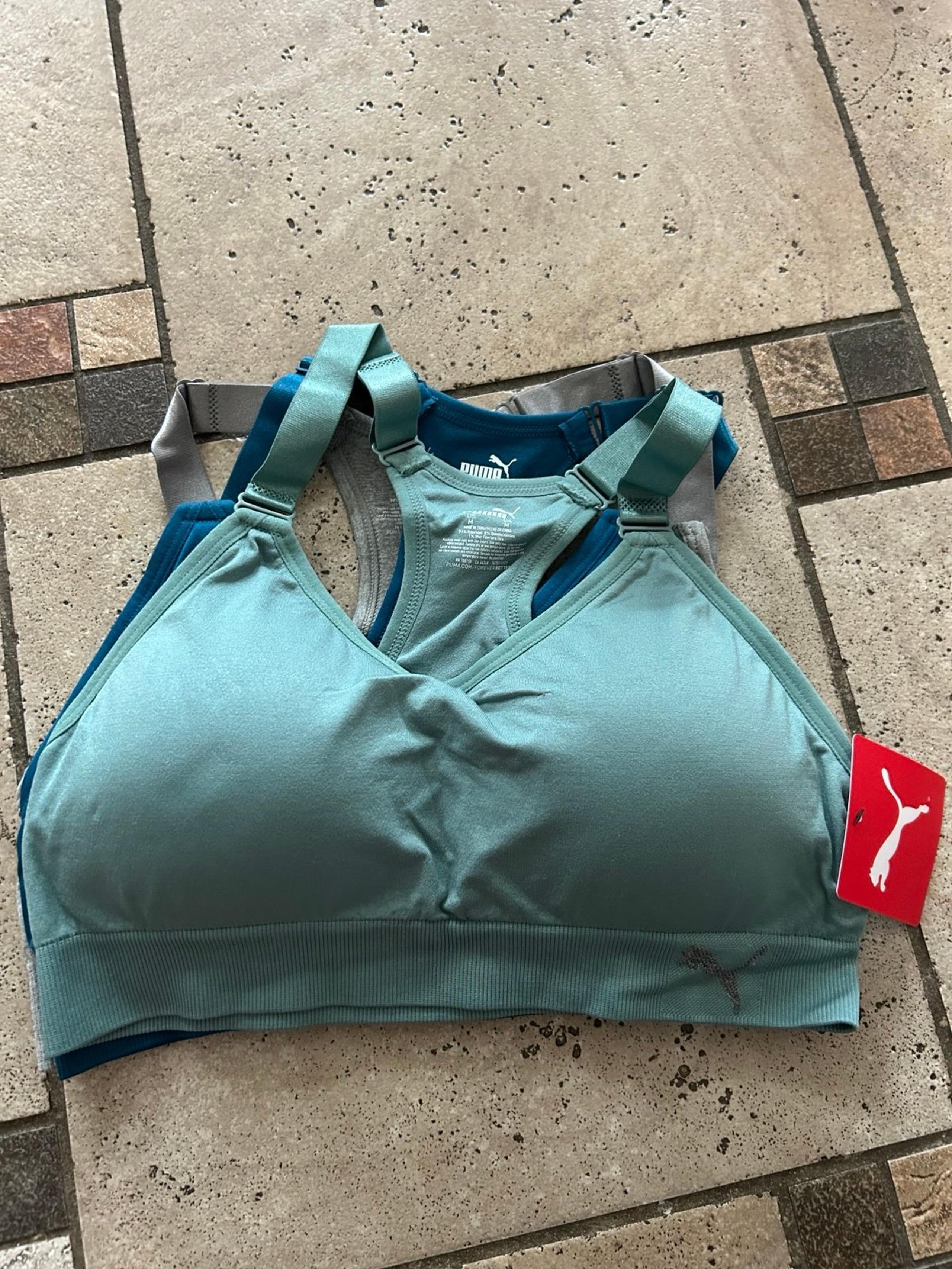 NWT Puma women sports bra 3 pack size M