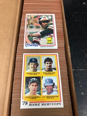 1978 Topps Baseball COMPLETE 726 Card Set EDDIE MURRAY PAUL MOLITOR ROOKIES