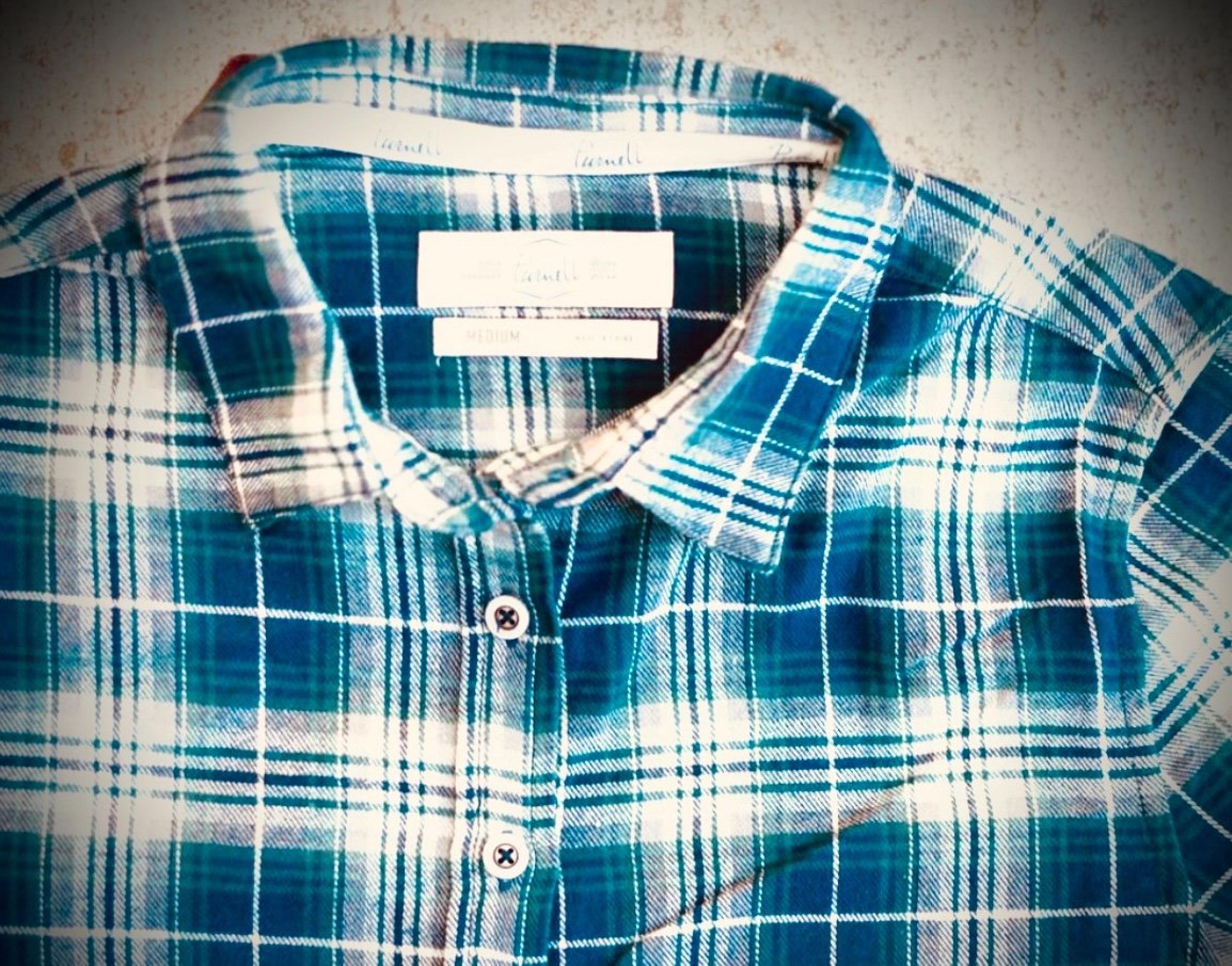 Boutique Parnell XS Plaid Button Down Women’s Shirt ! NWT!