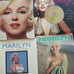 4 book lot of Marilyn Monroe Books with CD of 20 of her songs