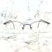 Technolite TLD520 LI Eyeglasses Round Oval silver Half Rim Frames 49-18-135