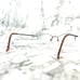 Technolite TLD520 LI Eyeglasses Round Oval silver Half Rim Frames 49-18-135