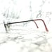 Technolite TLD520 LI Eyeglasses Round Oval silver Half Rim Frames 49-18-135