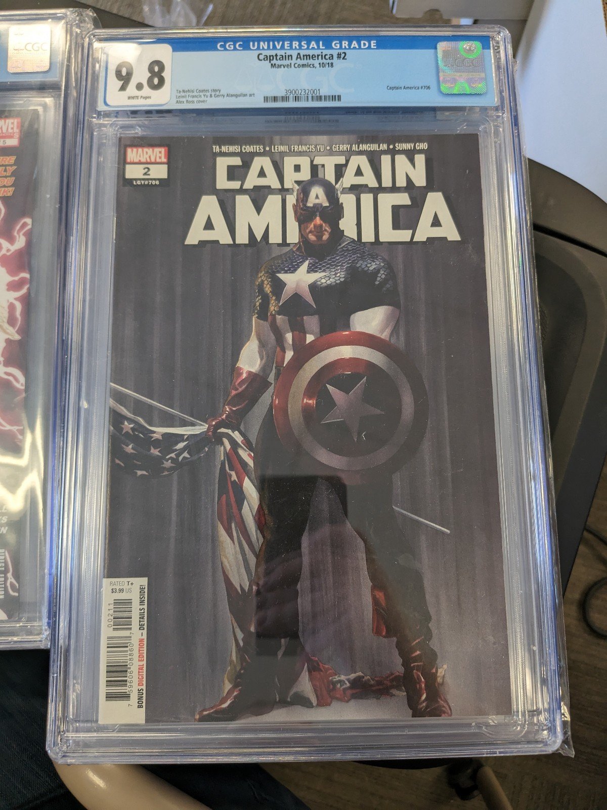 Captain America #2 CGC graded 9.8