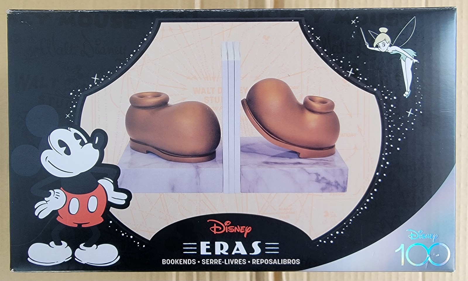 Disney100 - Mickey Mouse Boots Bookends (Disney Eras Collection) (Brand New)