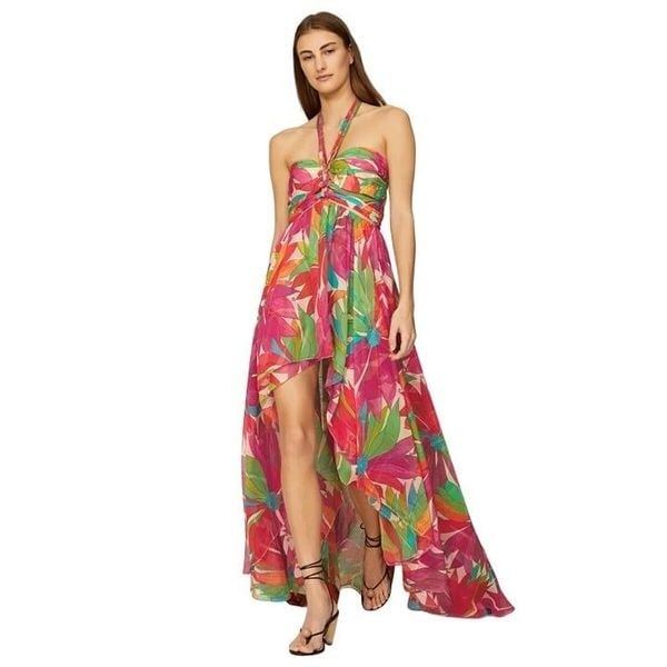 Ronny Kobo Natasha Dress in Multicolor Medium Womens Long Maxi Gown