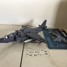 US McDonnell Douglas AV-8B Harrier II fighter aircraft plane moc blocks USA jet