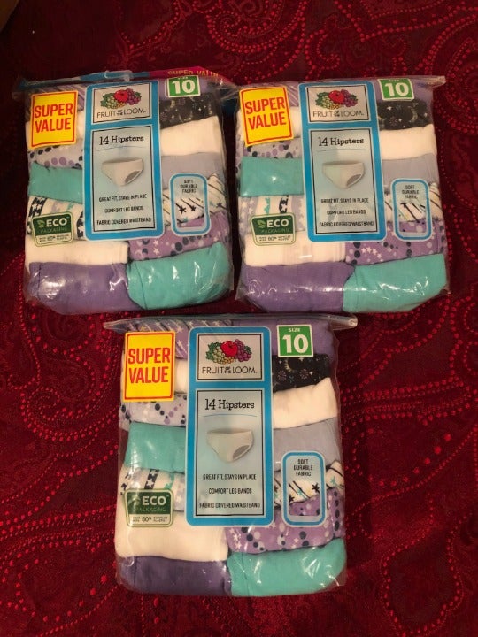 Girl Fruit of the Loom Hipster Underwear