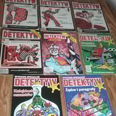 Detektyw Polish Magazines Wydanie Specjalne and Other Lot of 8