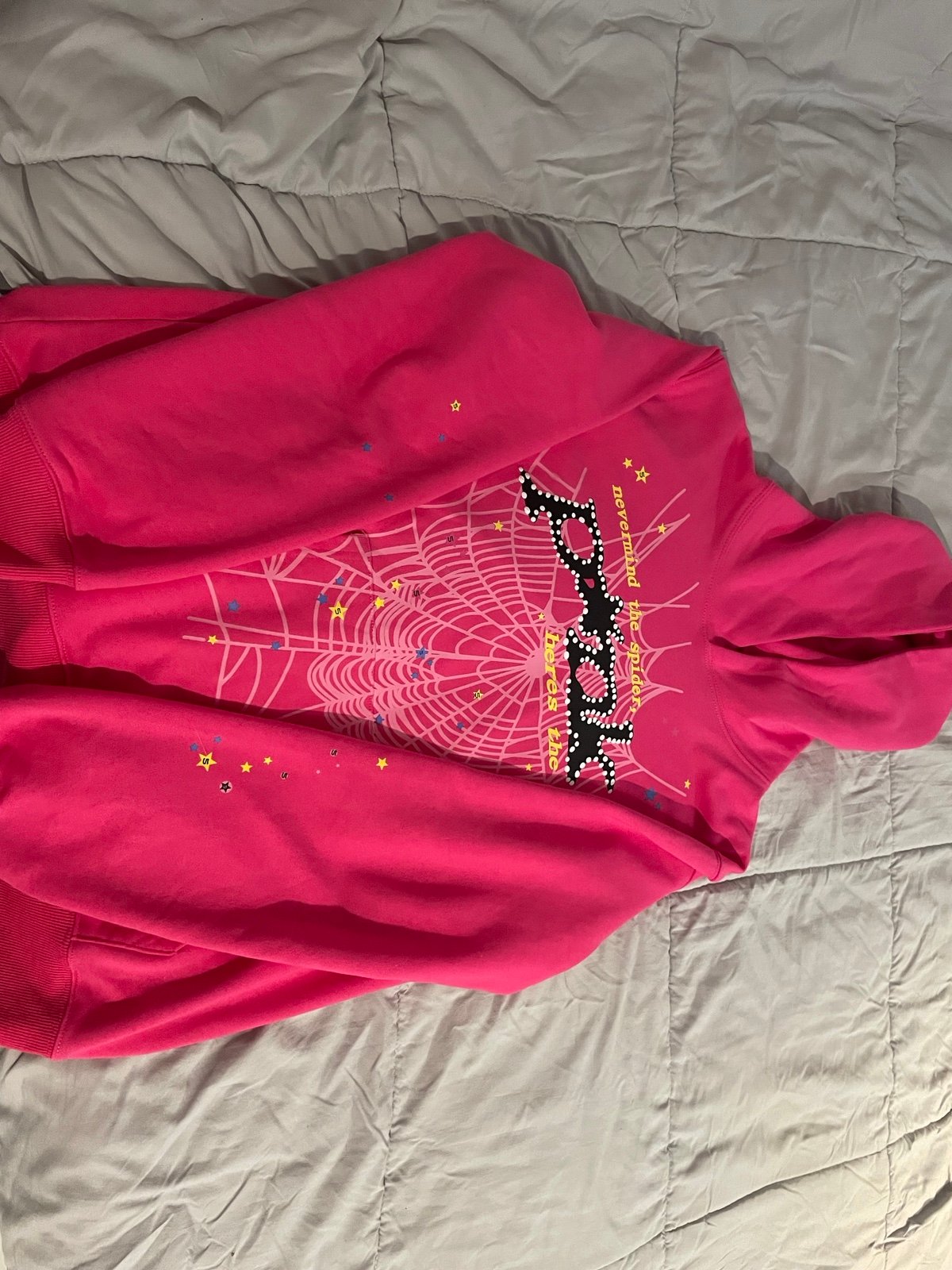 p*nk sp5der hoodie