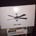 Lily Ann cabinets brushed nickel five bladed 52-in ceiling fan