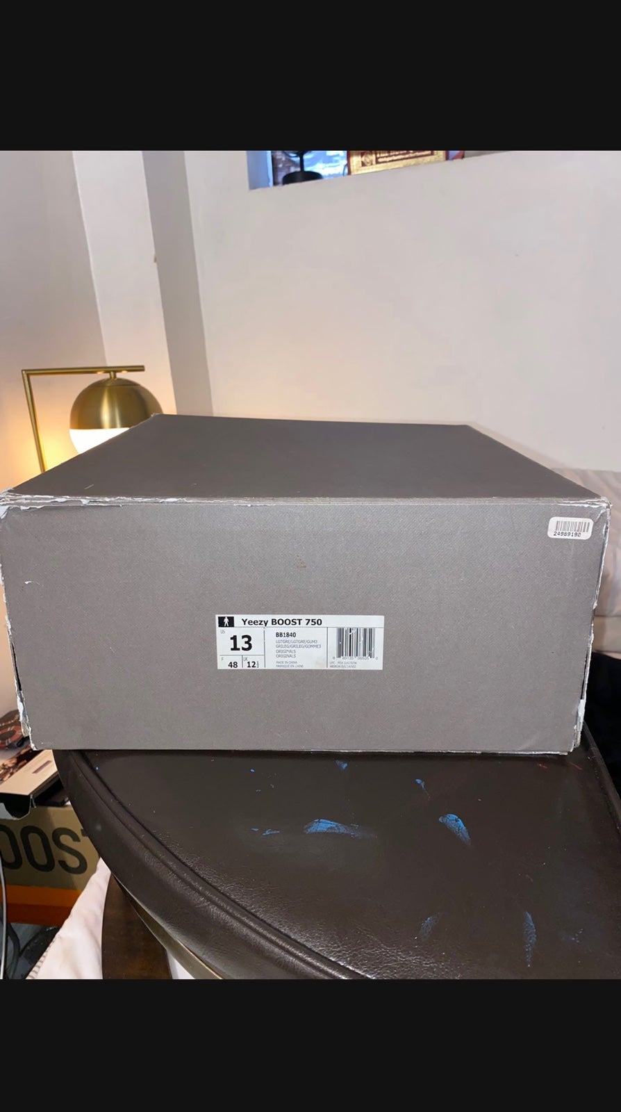 Yeezy Adidas Boost 750 in Light Brown/Gum/Chocolate