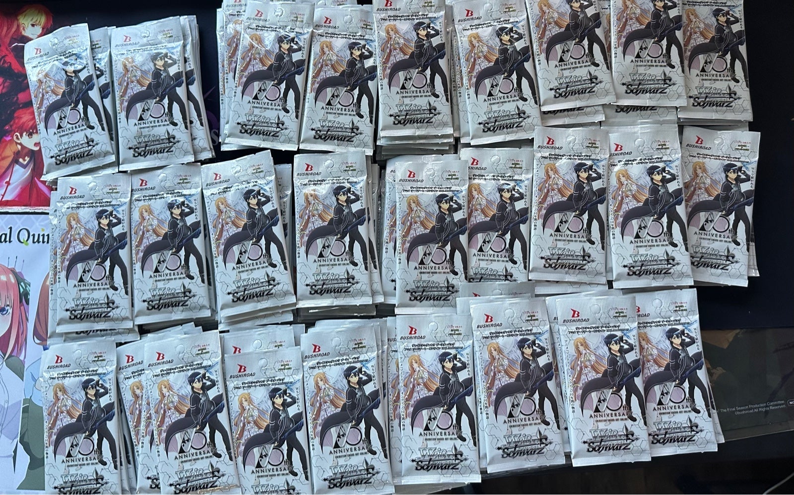 Weiss Schwarz Sword Art Online 10th Ani 100 Booster Packs