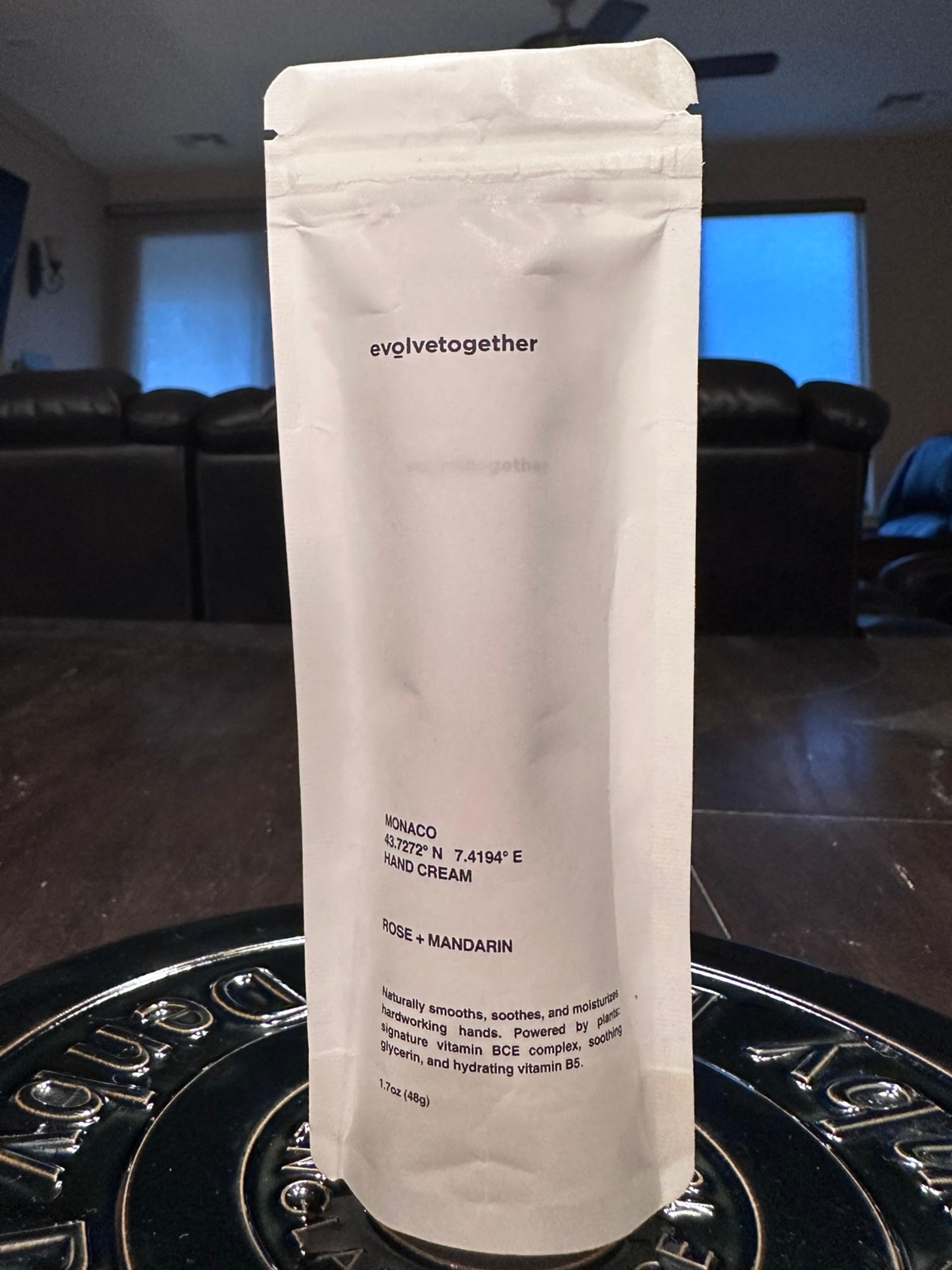 Evolvetogether Monaco (citrus rose) Hand Cream, Retails for $30 and up