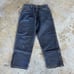 Vintage Y2K Fubu Dark Wash Baggy Cargo Denim Jeans 38x34 Skater Hip Hop Tupac