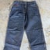 Vintage Y2K Fubu Dark Wash Baggy Cargo Denim Jeans 38x34 Skater Hip Hop Tupac