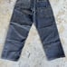 Vintage Y2K Fubu Dark Wash Baggy Cargo Denim Jeans 38x34 Skater Hip Hop Tupac