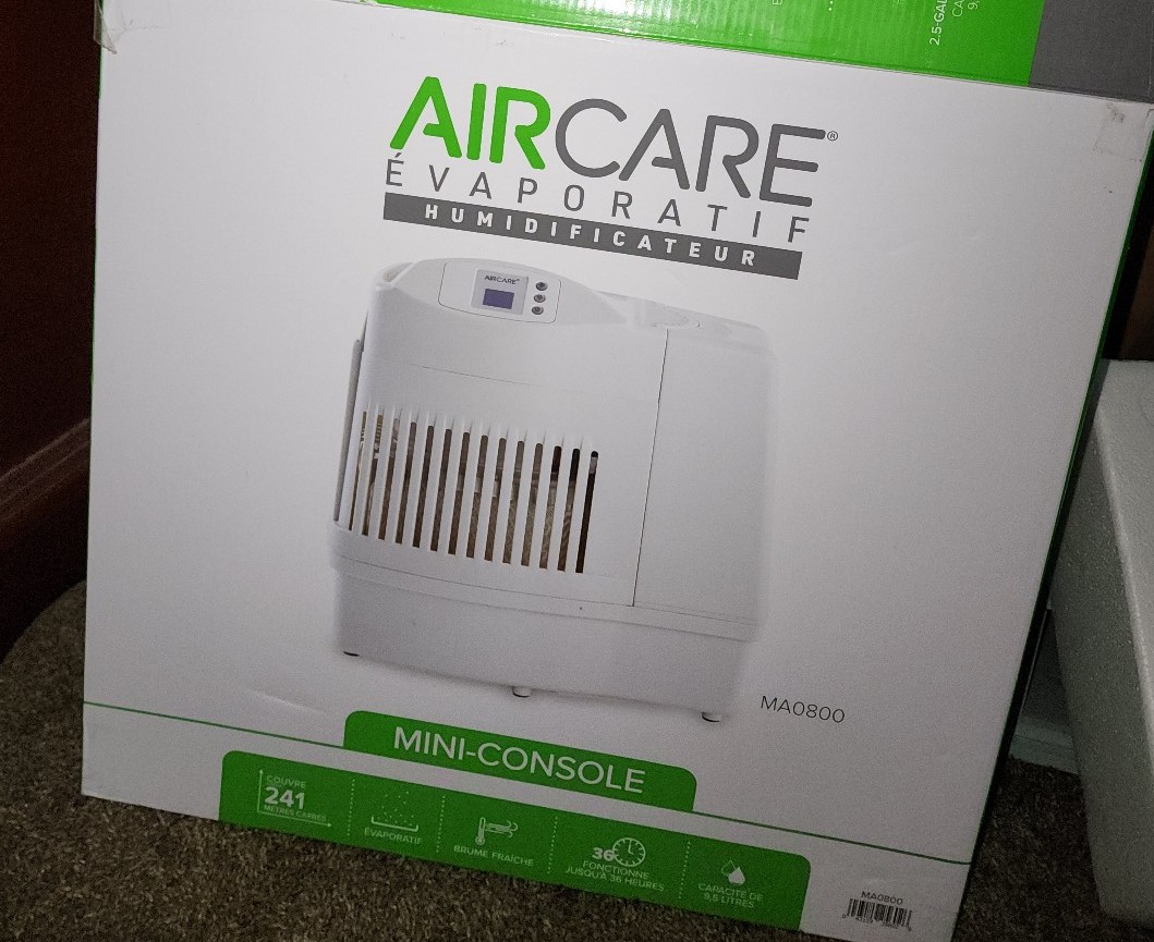 AIRCARE Mini-Console 2.5-G Console Evaporative Whole-House Humidifier MA0800