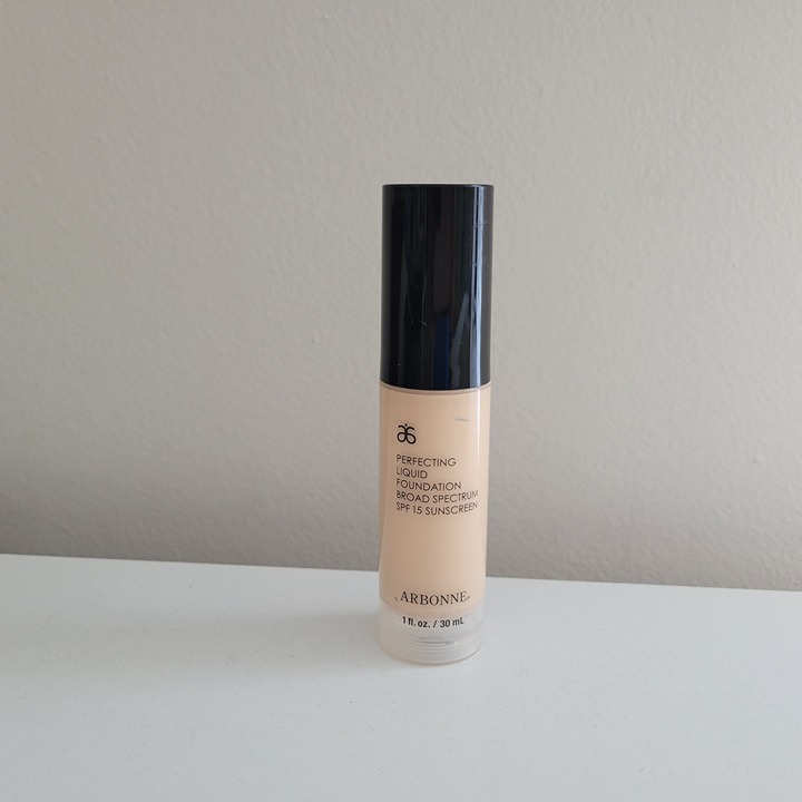 Arbonne Perfecting Liquid Foundation ALABASTER 1 oz/30ml 2025 DISCONTINUED