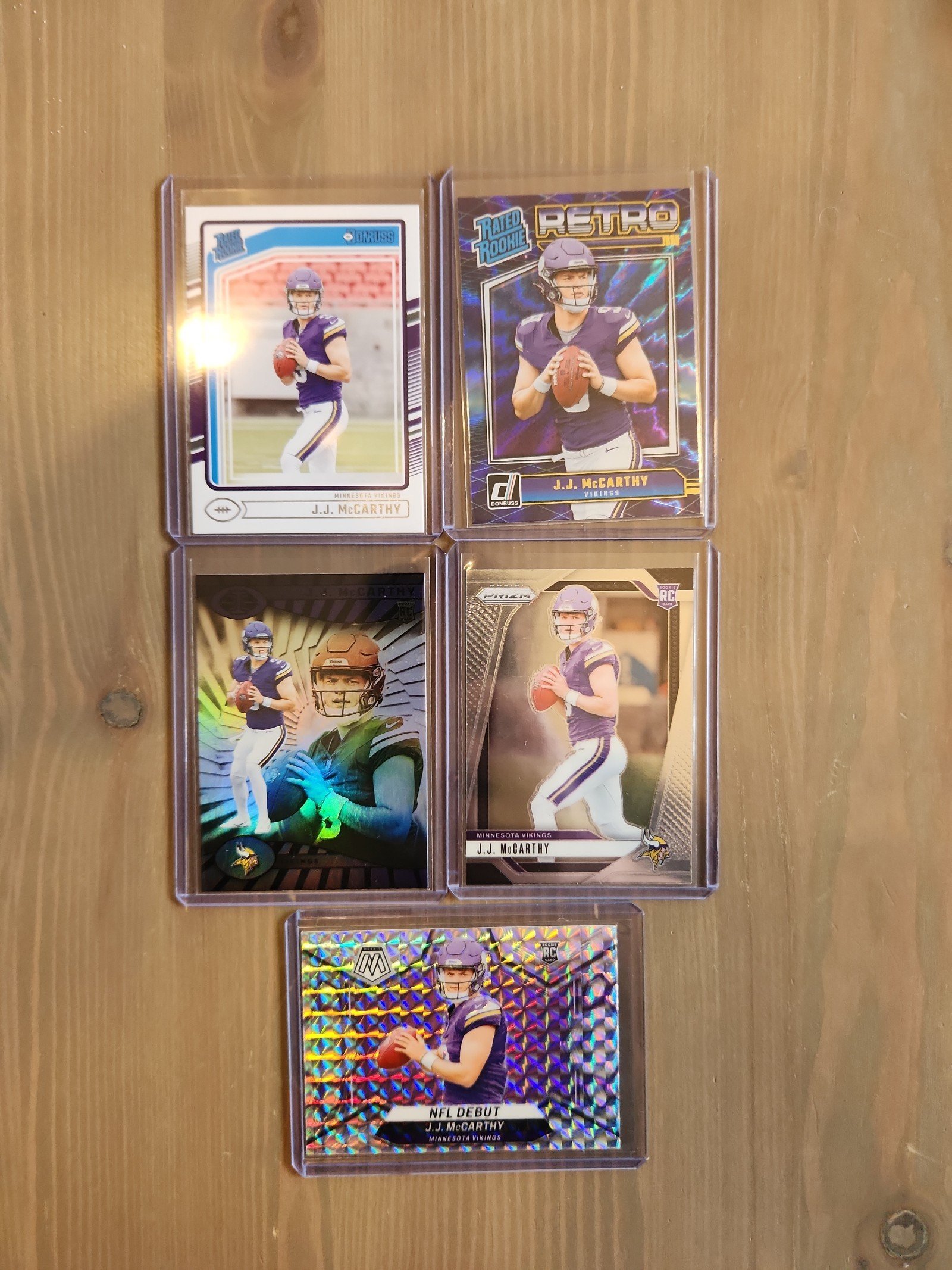 Lot of JJ McCarthy cards