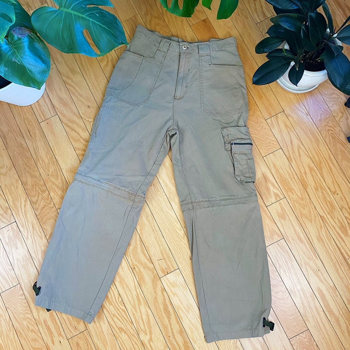 Side Out Army Military Khaki Pants