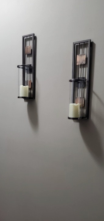 Shelving Solution Wall Sconce Candle Holder Metal Wall Decorations