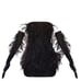 Pretty Little Thing Black Feather Dress With Gloves