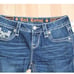 NWT ROCK REVIVAL BOOT CUT JEANS SIZE 25
