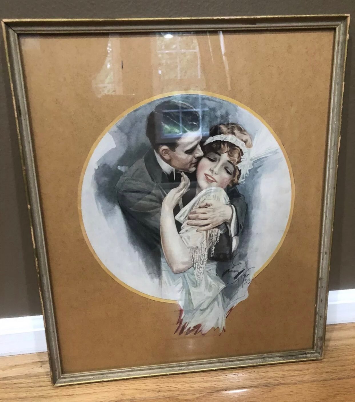 Harrison Fisher Antique Art Print From 1913 Pictorial Review Magazine