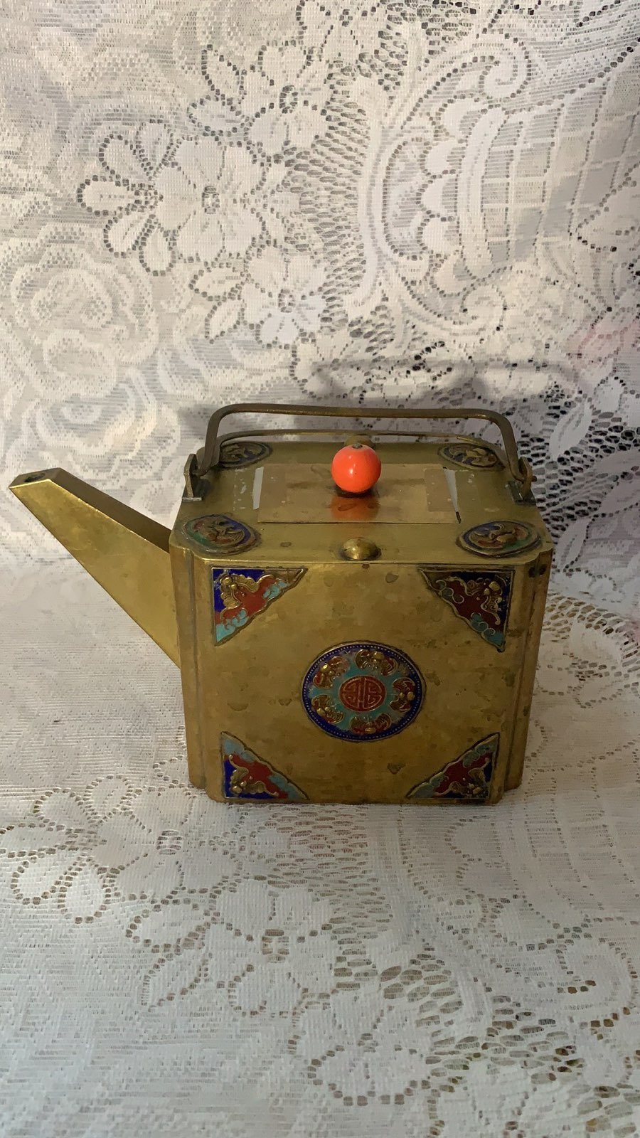 Antique chinese Copper teapot