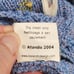 VTG. Icelandic Design Blue Silk Blend Embellished Knit Sweater Women's M