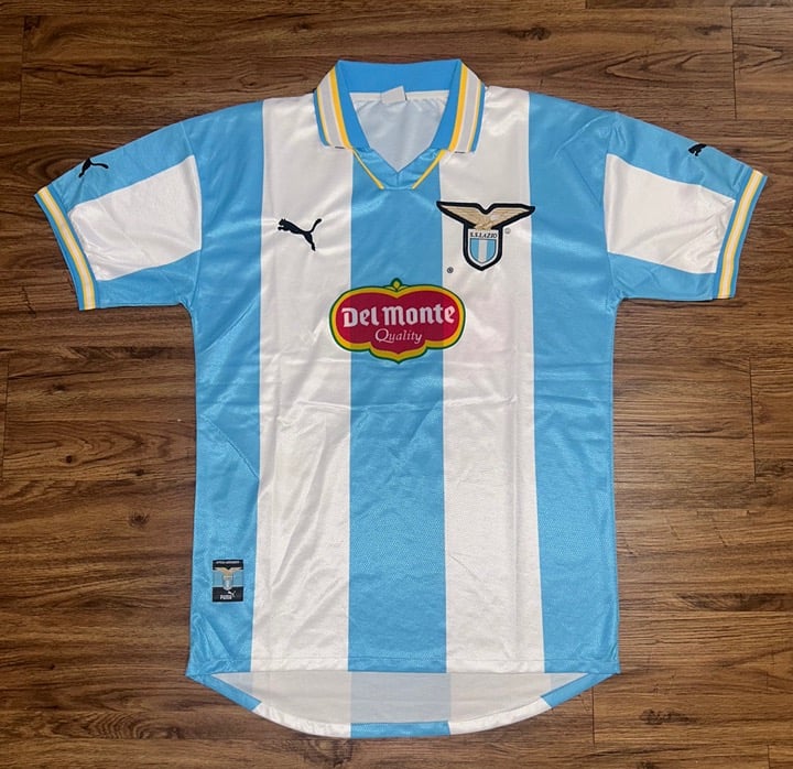 Vintage Fc Lazio 1999-2000 Home Jersey XL