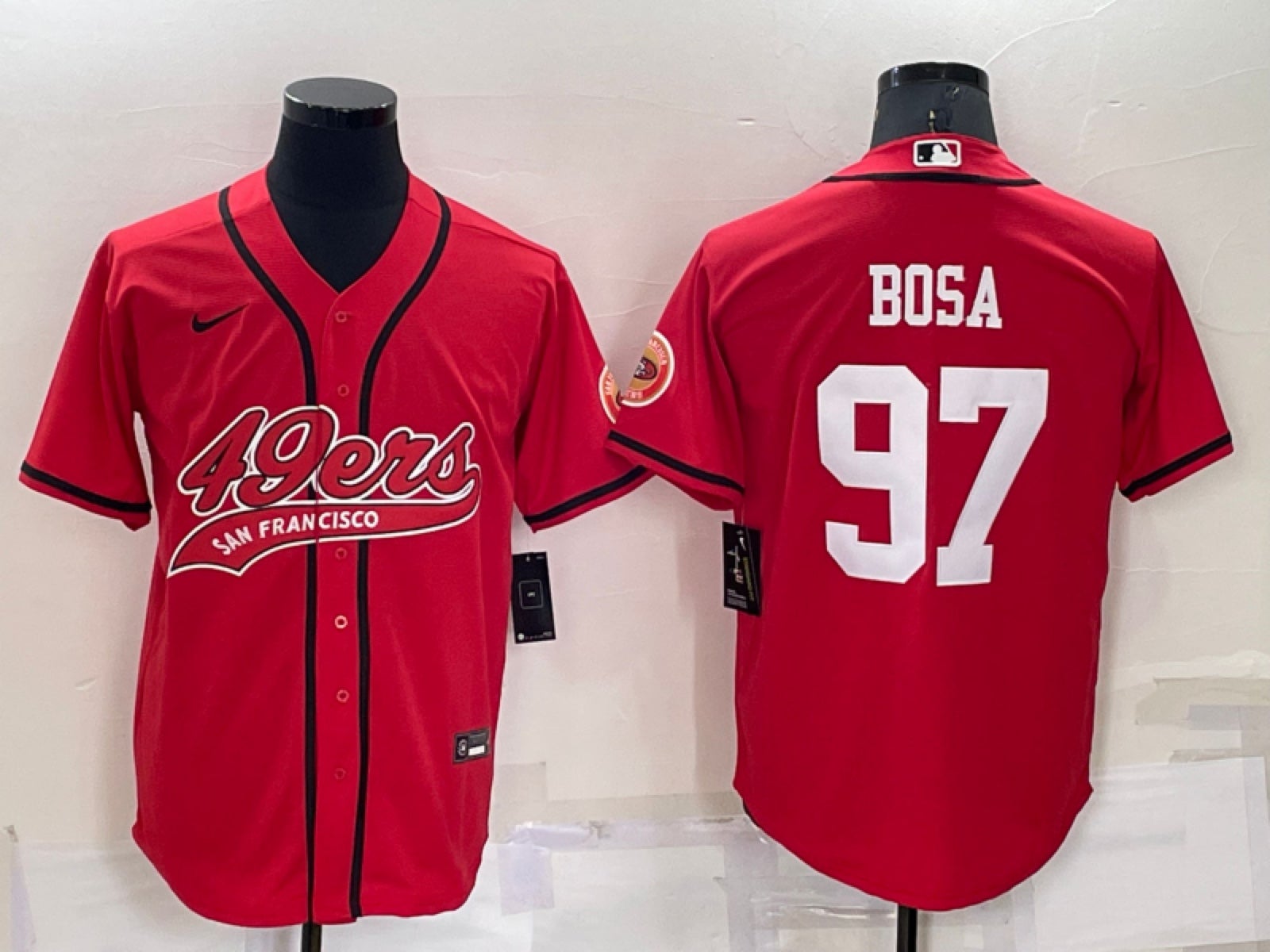 San Francisco 49ers Nick Bosa Baseball Jersey
