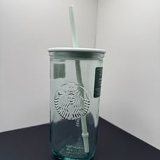 Mint Green Starbucks Recycled Glass Tumbler