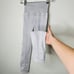 Free People Movement Acid-Wash Gray Good Karma Leggings Rib Waist Soft XS / S
