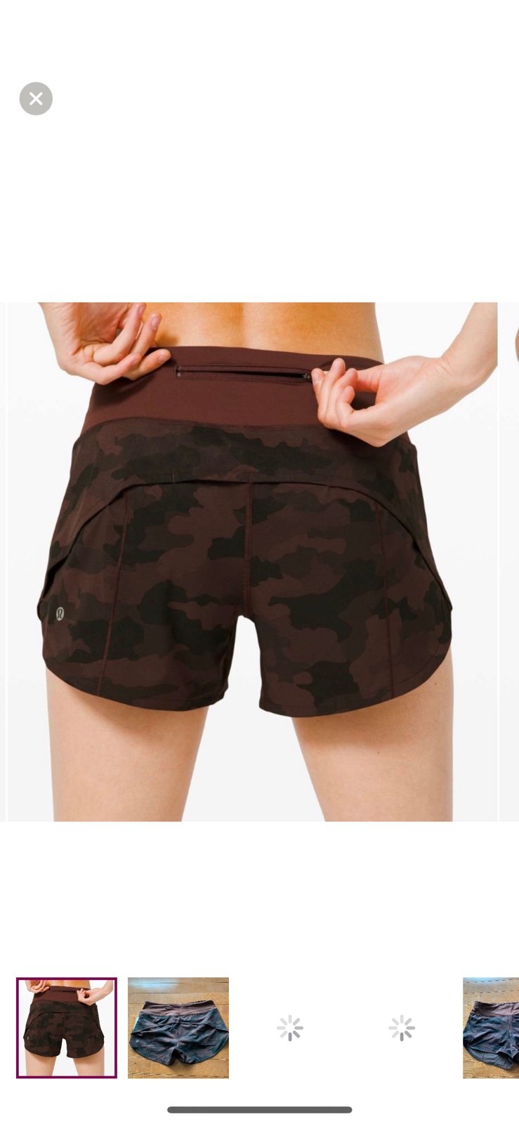 LULULEMON SPEED UP SHORT 4”-NWT-HERITAGE 365 BROWN EARTH CAMO-10