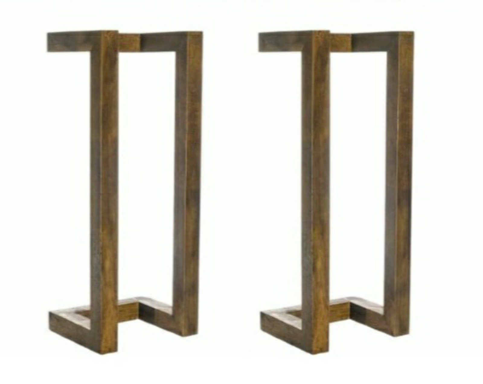 Wooden Wall-Mounted-Towel Rack (Pack of 2)
