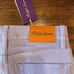 NWT MSRP 1290 PURPLE LABEL RALPH LAUREN Bootcut 208 Stretch Coated Jeans Sz 25