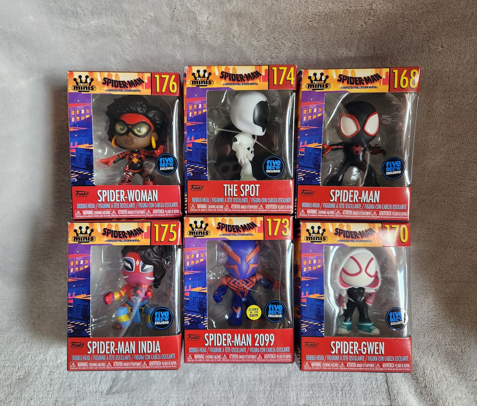 Funko Mystery Mini Across the Spider-verse Set