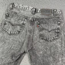Vintage Levis Jeans Mens 32x30 Gray 501 XX Straight 80s 90s Denim Acid Washed