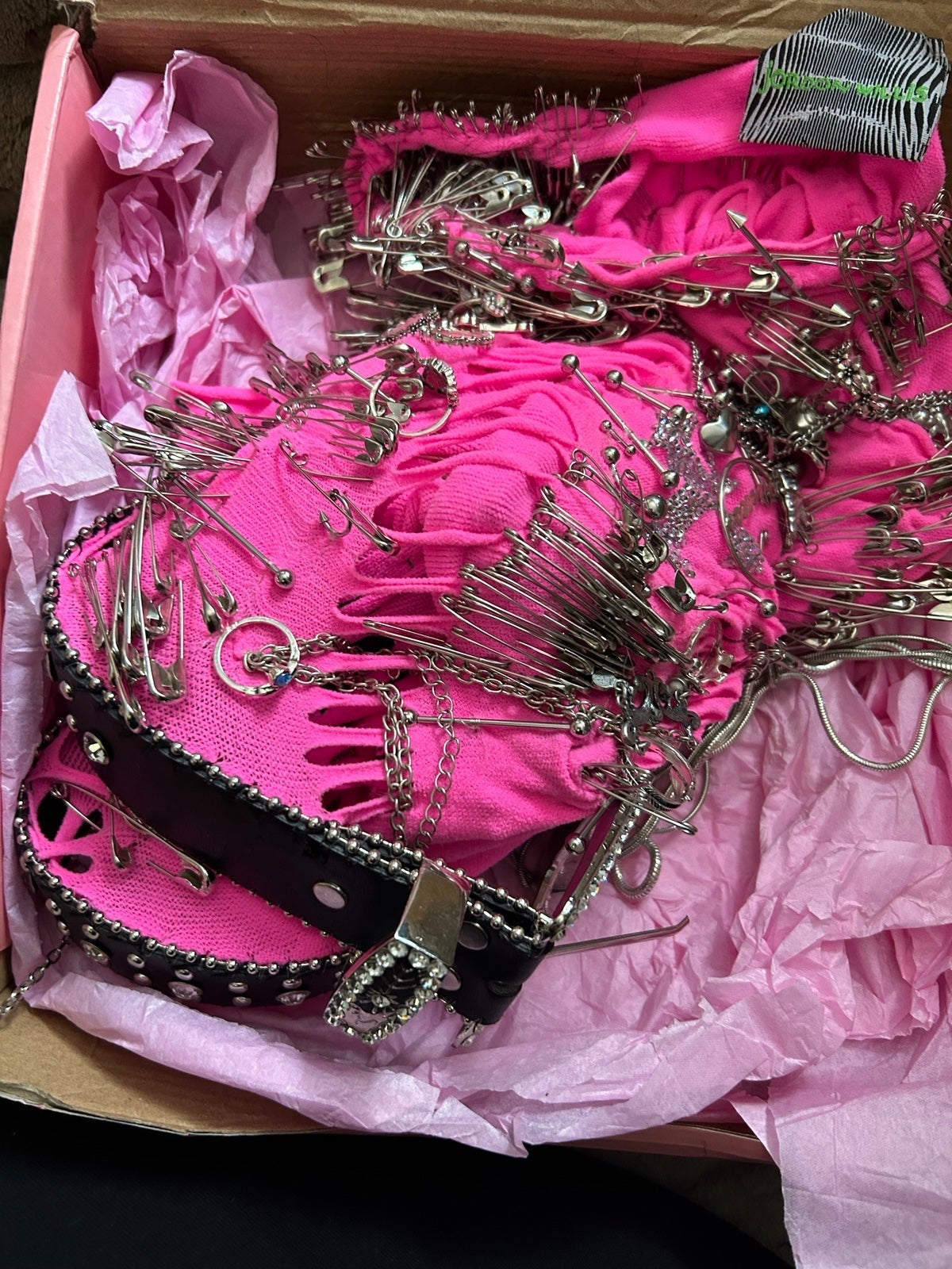 Jordon Willis hot pink mini dress