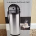 Stainless Steel Vaccuum Airpot 74oz Coffee Carafe