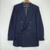 Mens Black Stripes Uomo E Manuel Ungaro Suit 40L wool blazer jacket
