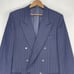 Mens Black Stripes Uomo E Manuel Ungaro Suit 40L wool blazer jacket