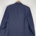 Mens Black Stripes Uomo E Manuel Ungaro Suit 40L wool blazer jacket