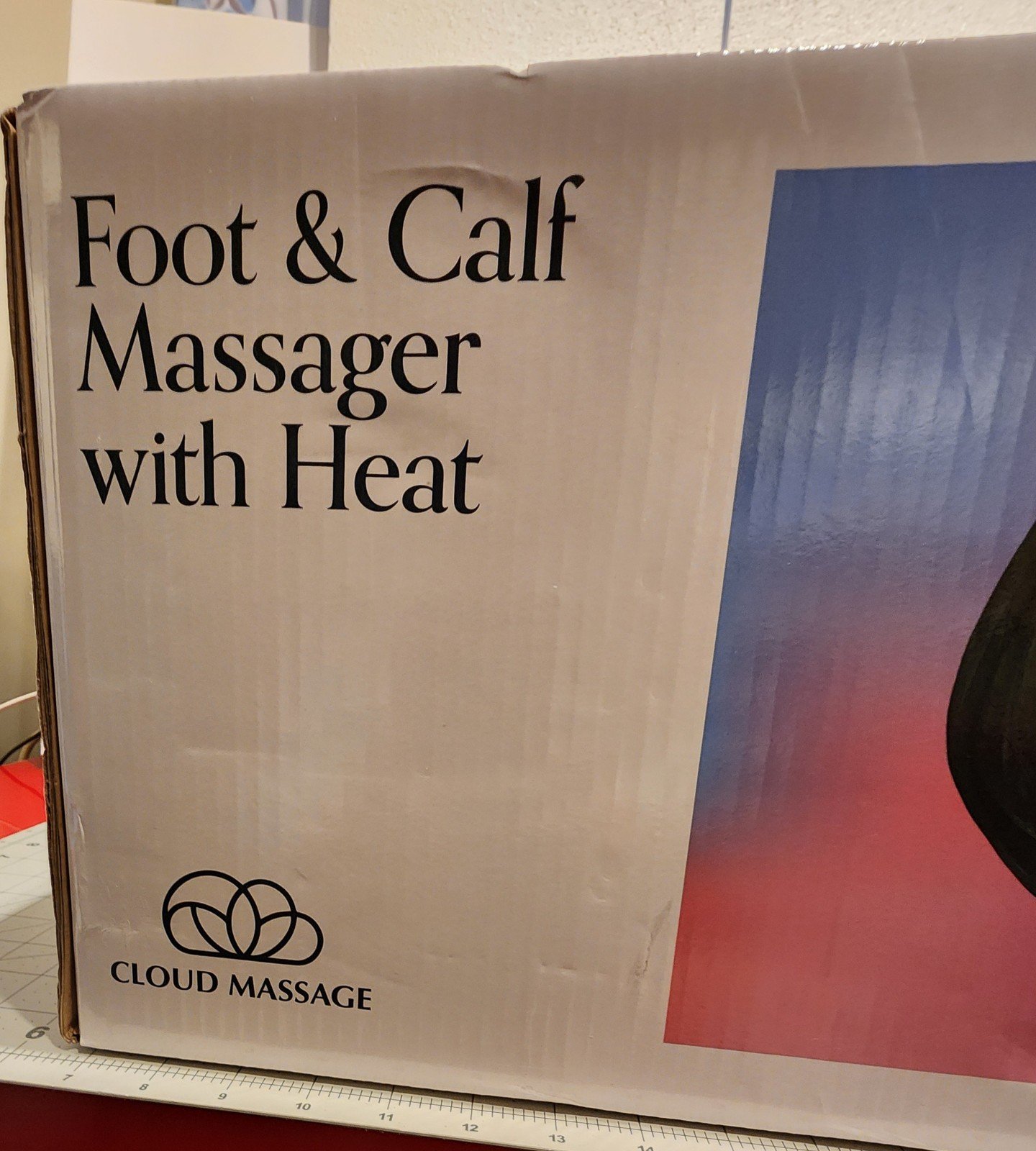 NWT NIB Cloud Massage Foot & Calf Massager with Heat
